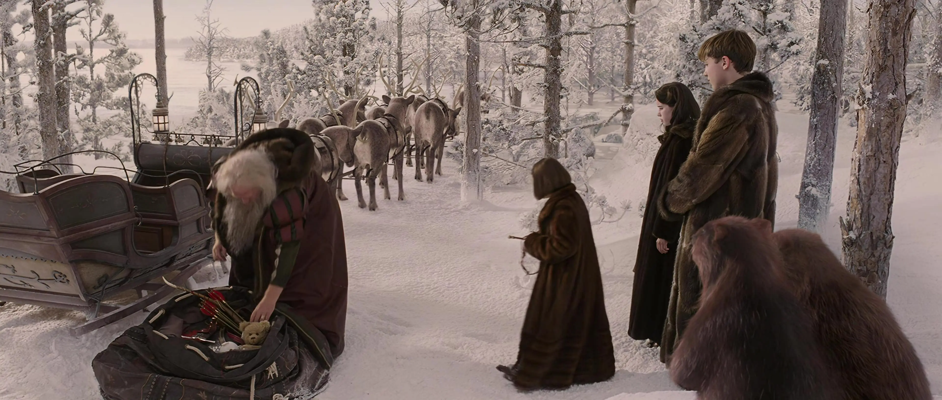 Cena de 'As Crônicas de Nárnia: O Leão, a Feiticeira e o Guarda-Roupa' (2005)