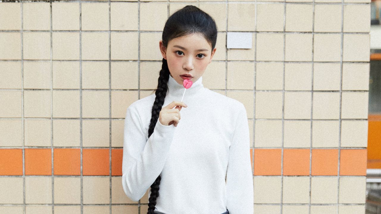 Concept photo de Moka, do ILLIT, para o álbum 'SUPER REAL ME'