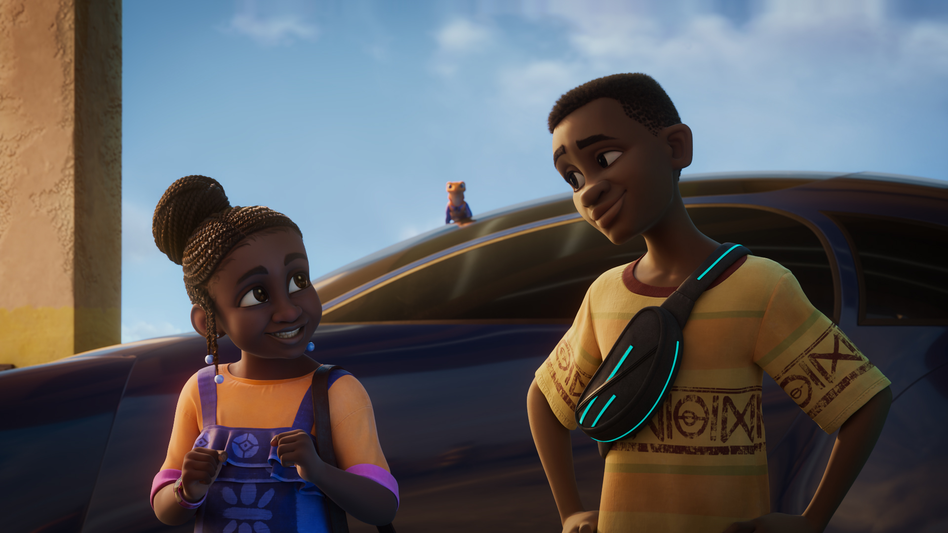 Cena da animação 'Iwajú', do Disney+