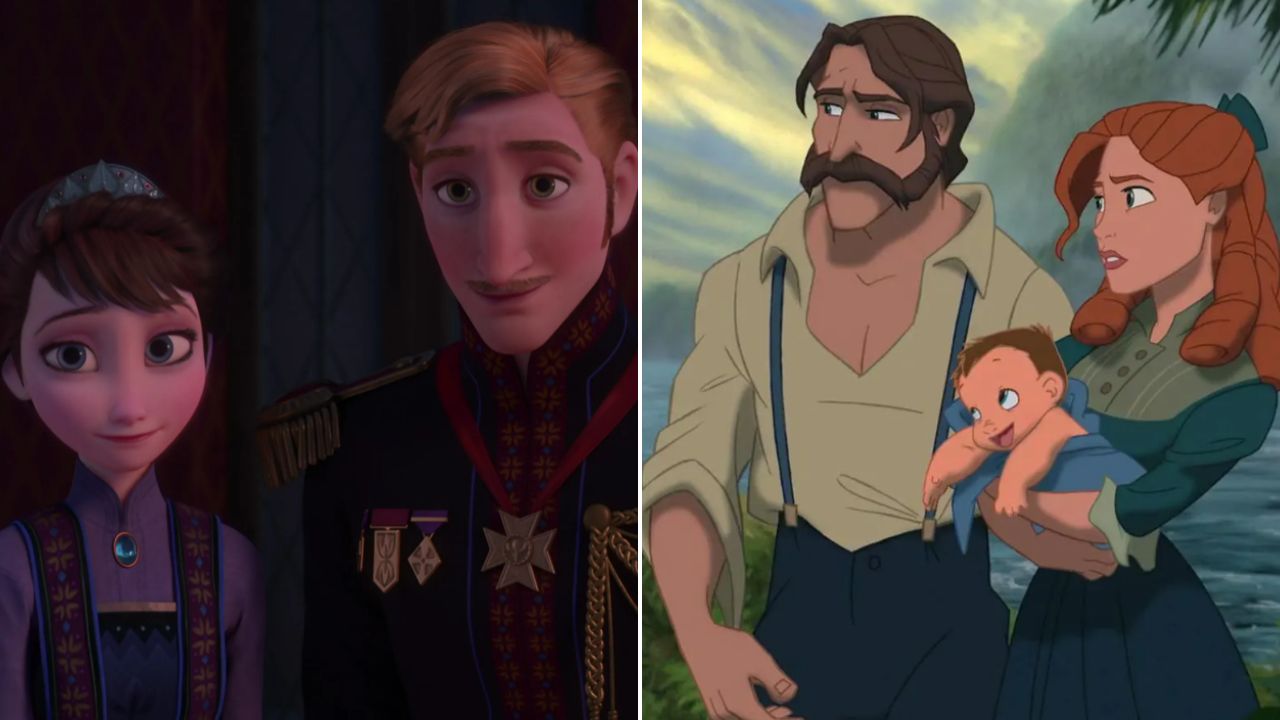 Rainha Iduna e rei Agnarr, e os pais de Tarzan