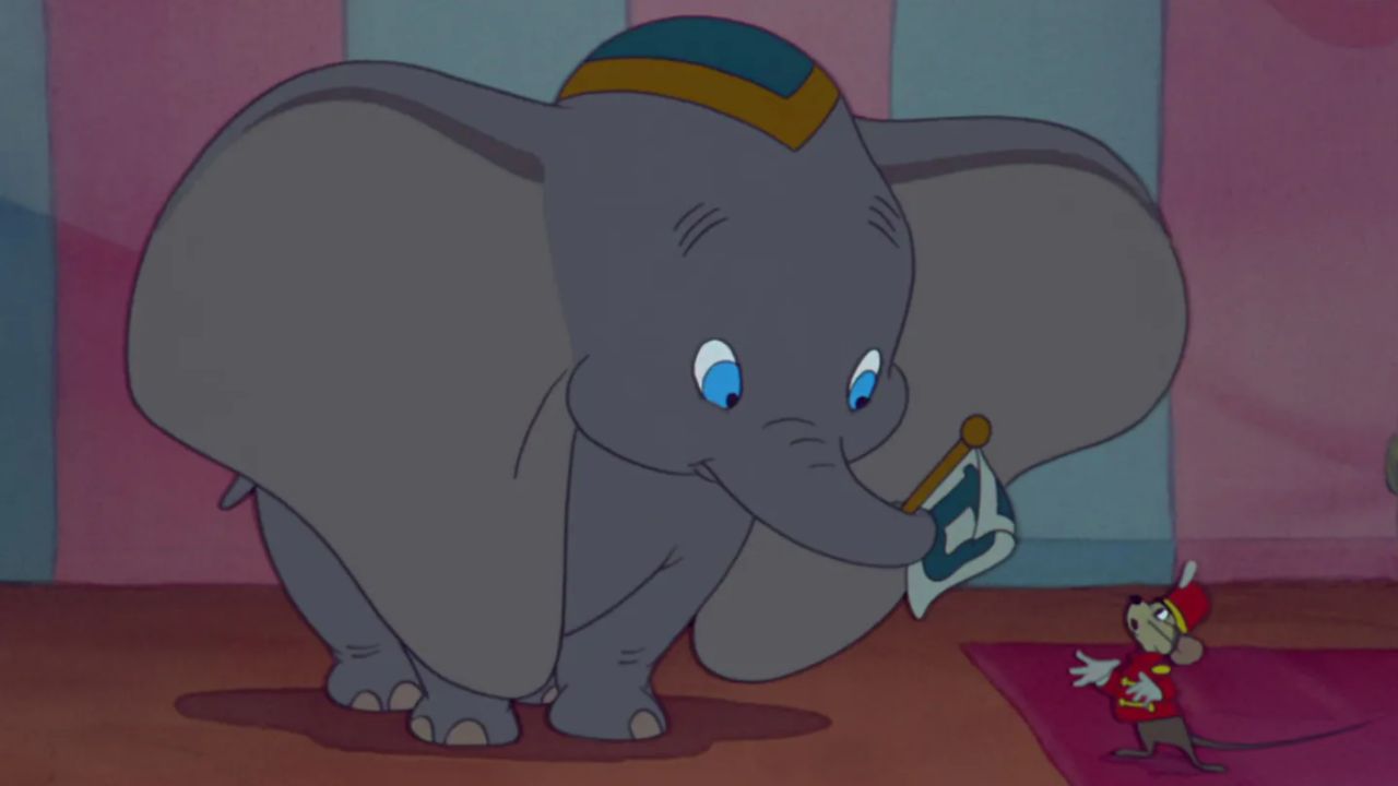 Cena da animação 'Dumbo' (1941)
