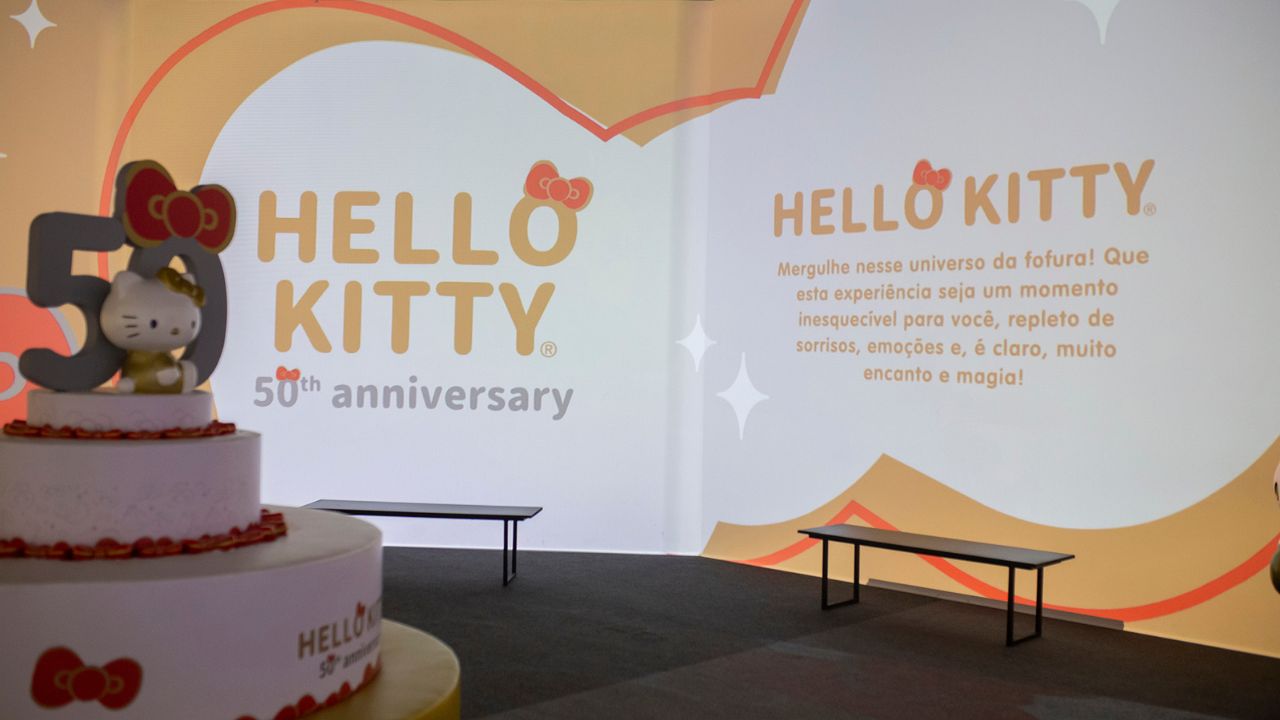 Experiência de 50 anos da Hello Kitty terá dia com bilheteria revertida ao RS