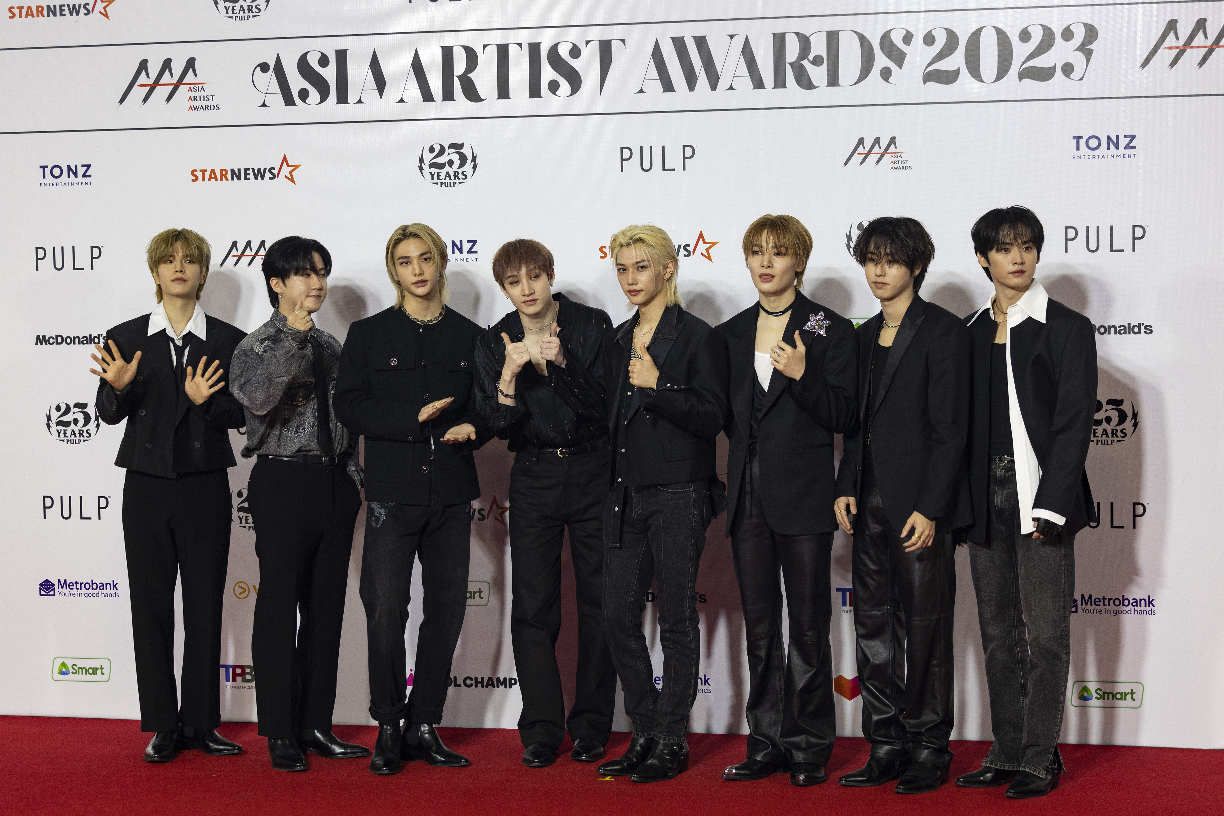 Stray Kids no Asia Artist Awards 2023
