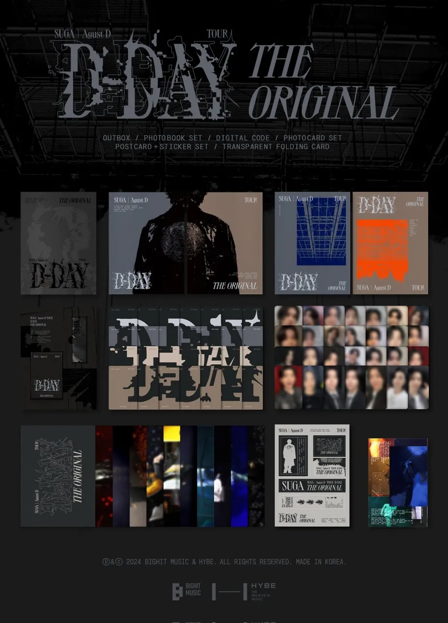 anúncio novo álbum suga/august d