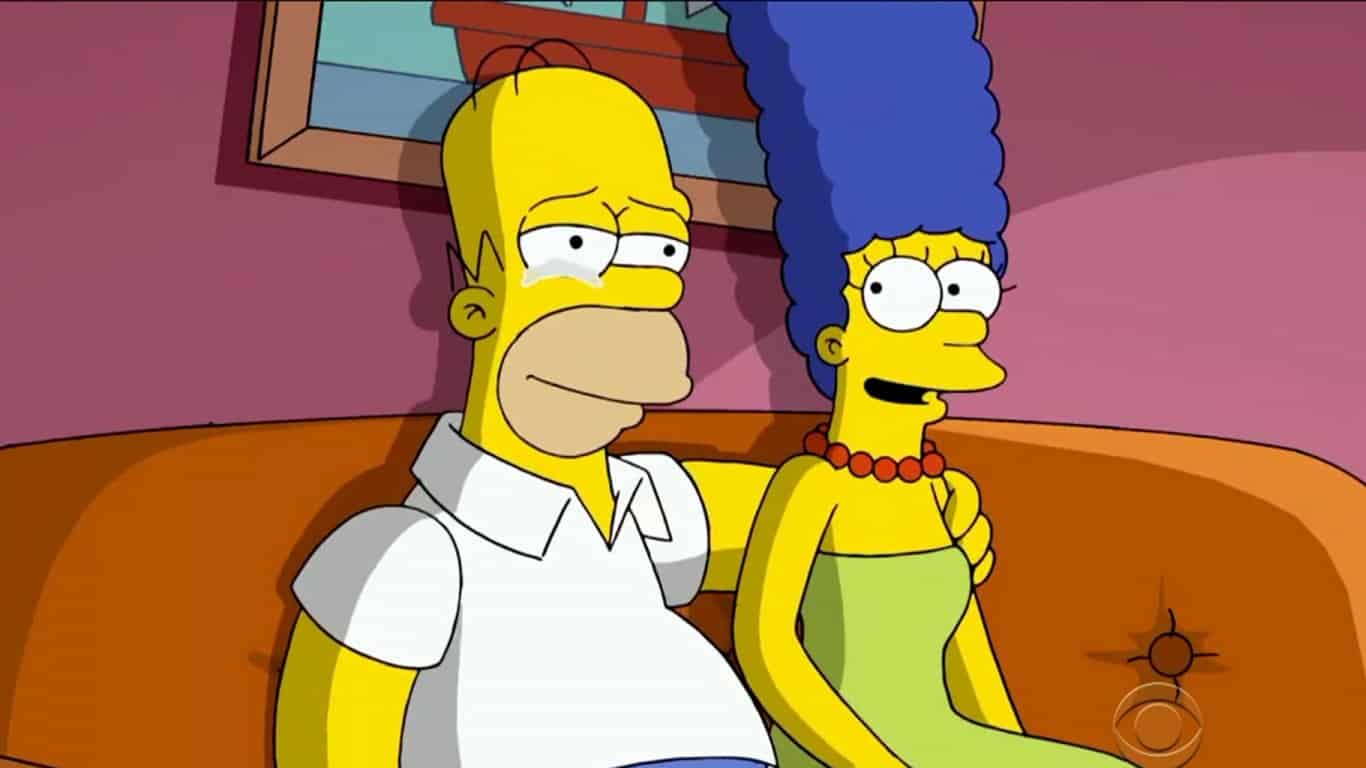Marge e Homer Simpson