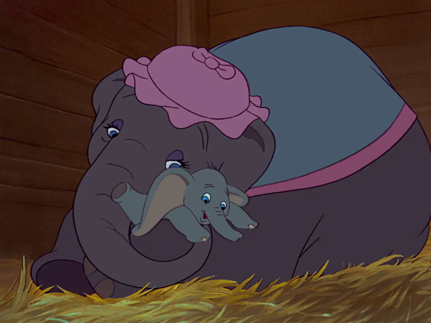 Cena da animação 'Dumbo' (1941)