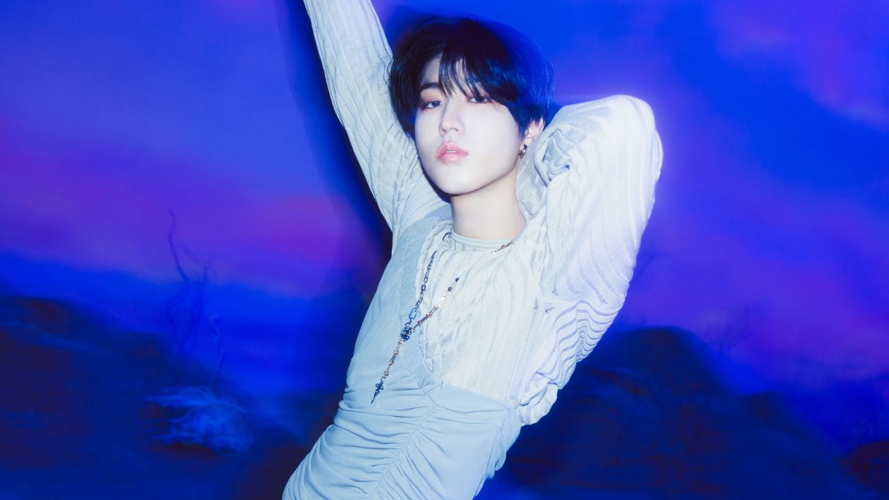 Concept photo de Han, do Stray Kids, para o álbum 'MEGAVERSE'