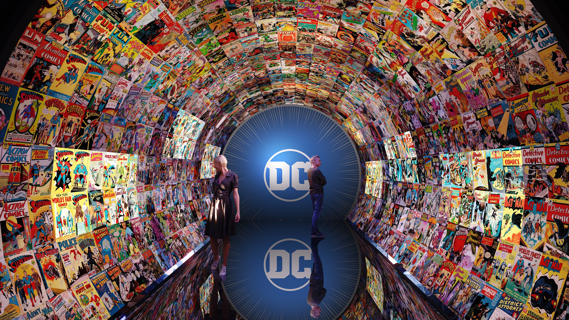 exposição heróis DC