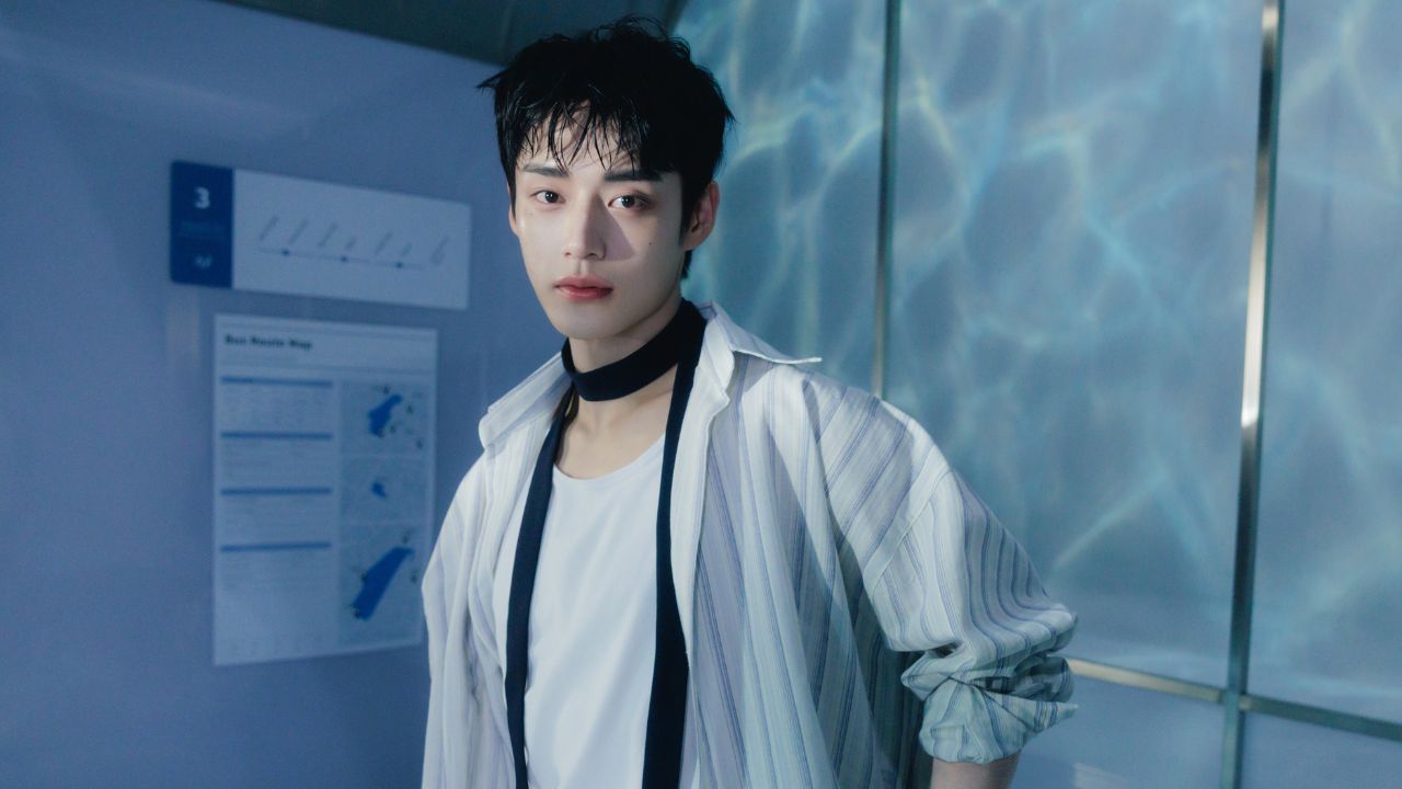 Concept photo de Jiwoong para o álbum 'You had me at HELLO'