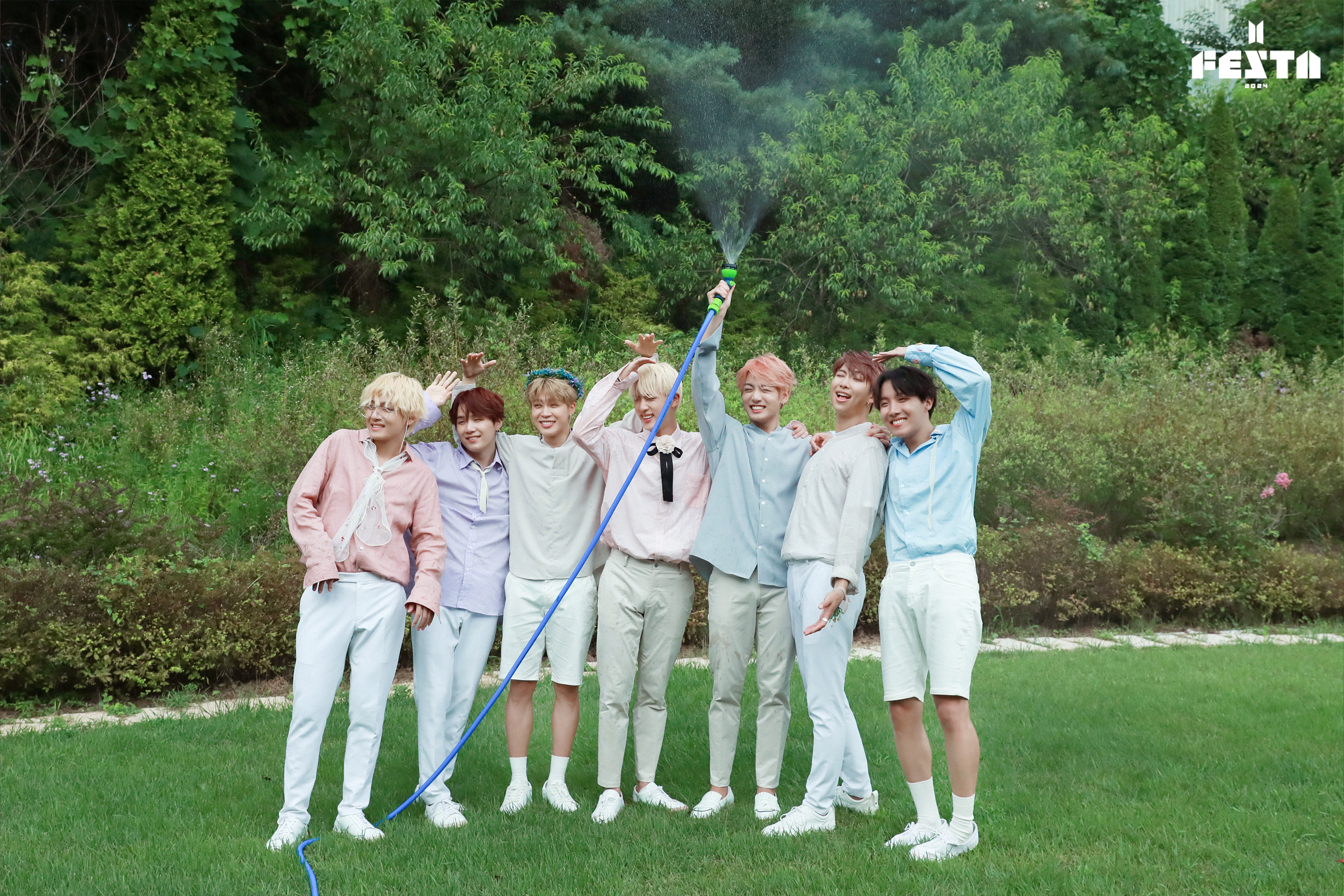 Imagem divulgada durante a BTS FESTA 2024