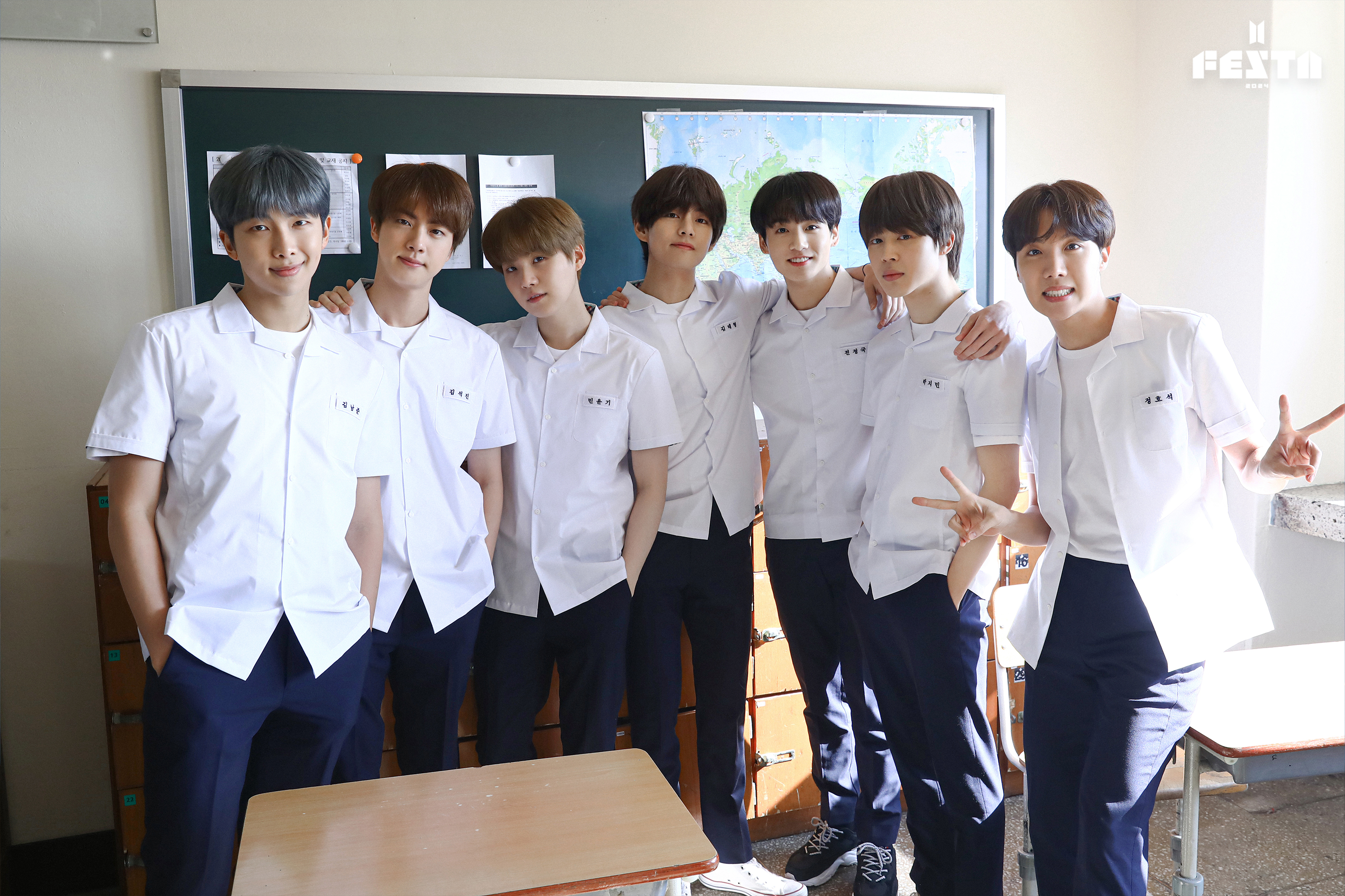 Imagem divulgada durante a BTS FESTA 2024