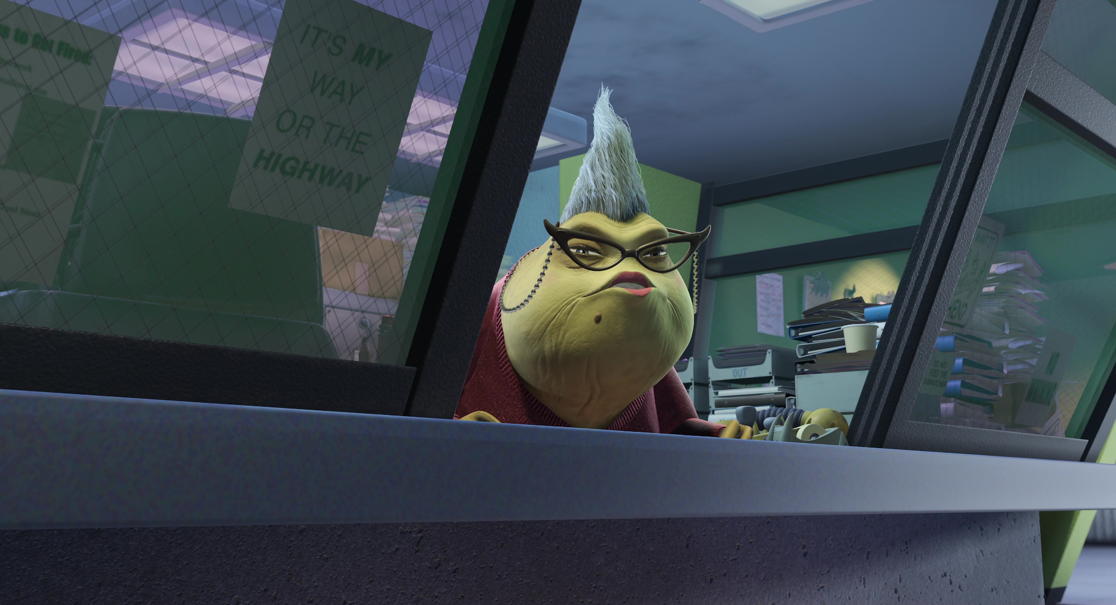 Roz em "Monstros S.A"