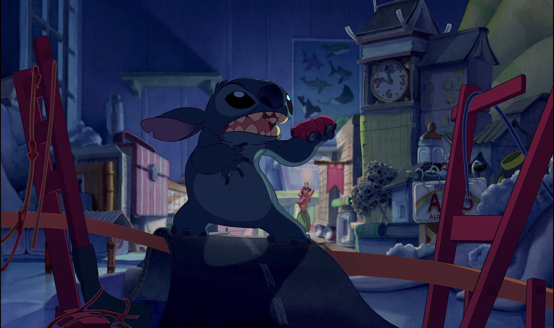 Cena da animação 'Lilo & Stitch' (2002)