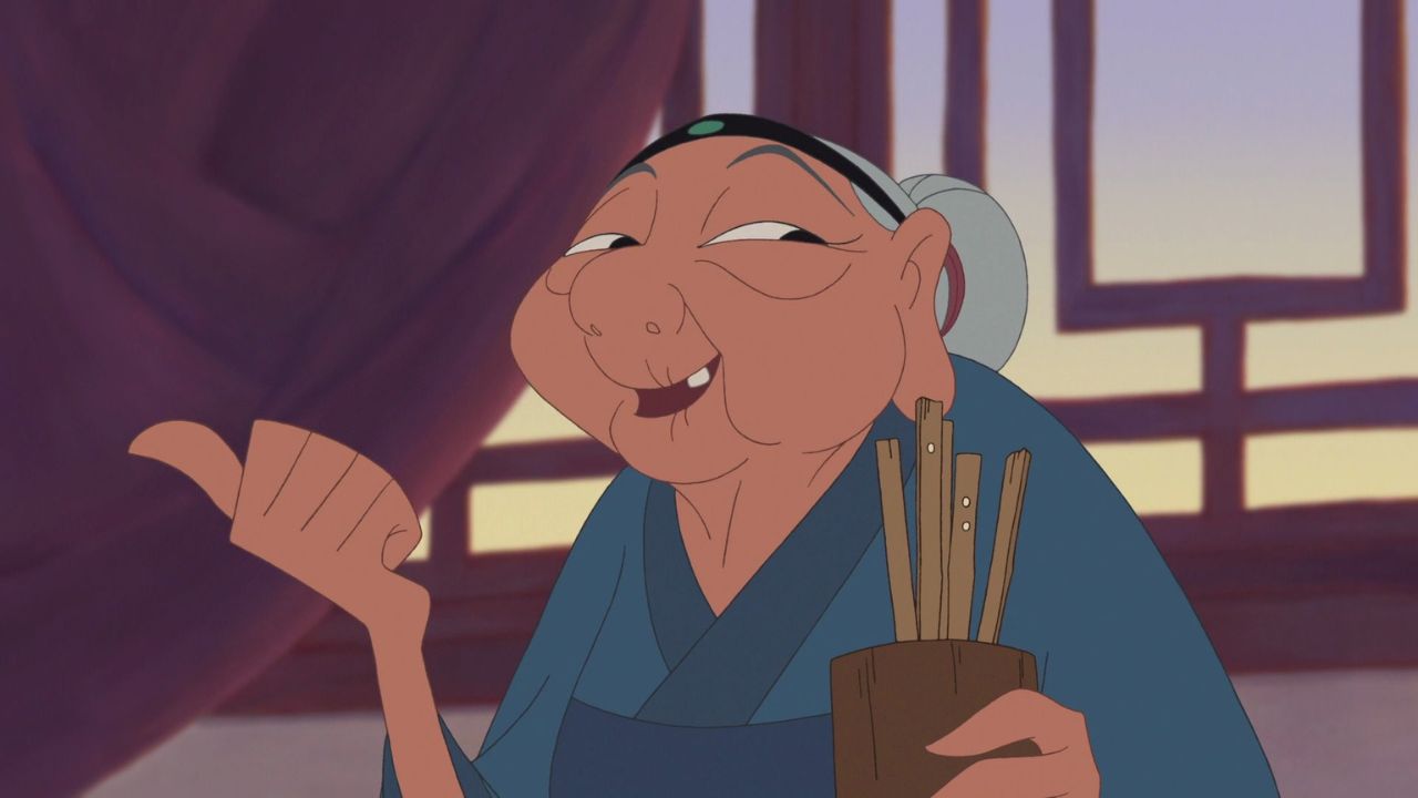 5 avós super fofos das animações Disney