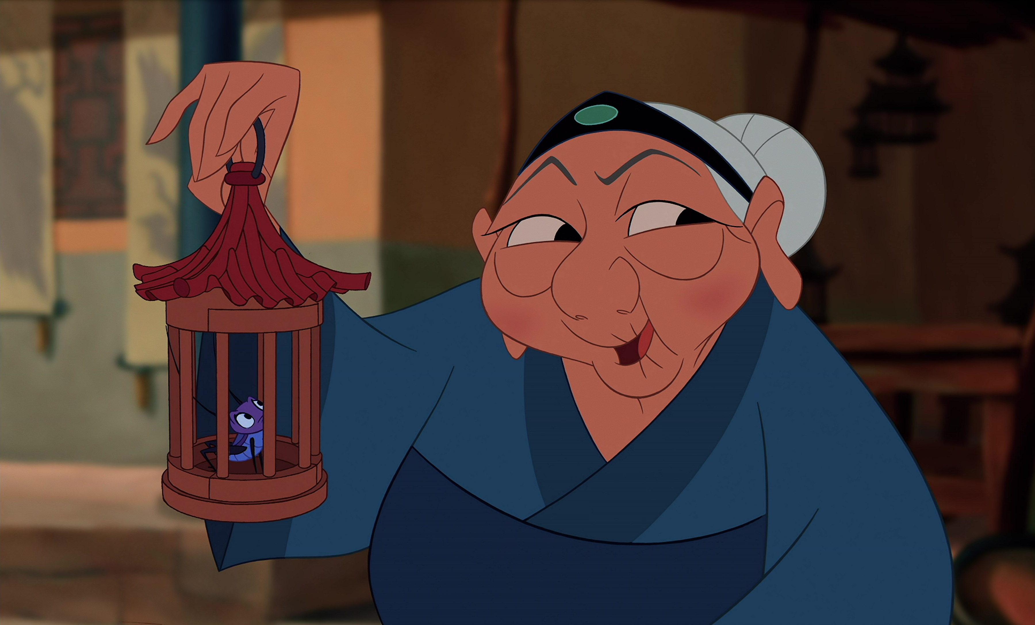 Vovó Fa em 'Mulan' (1998)