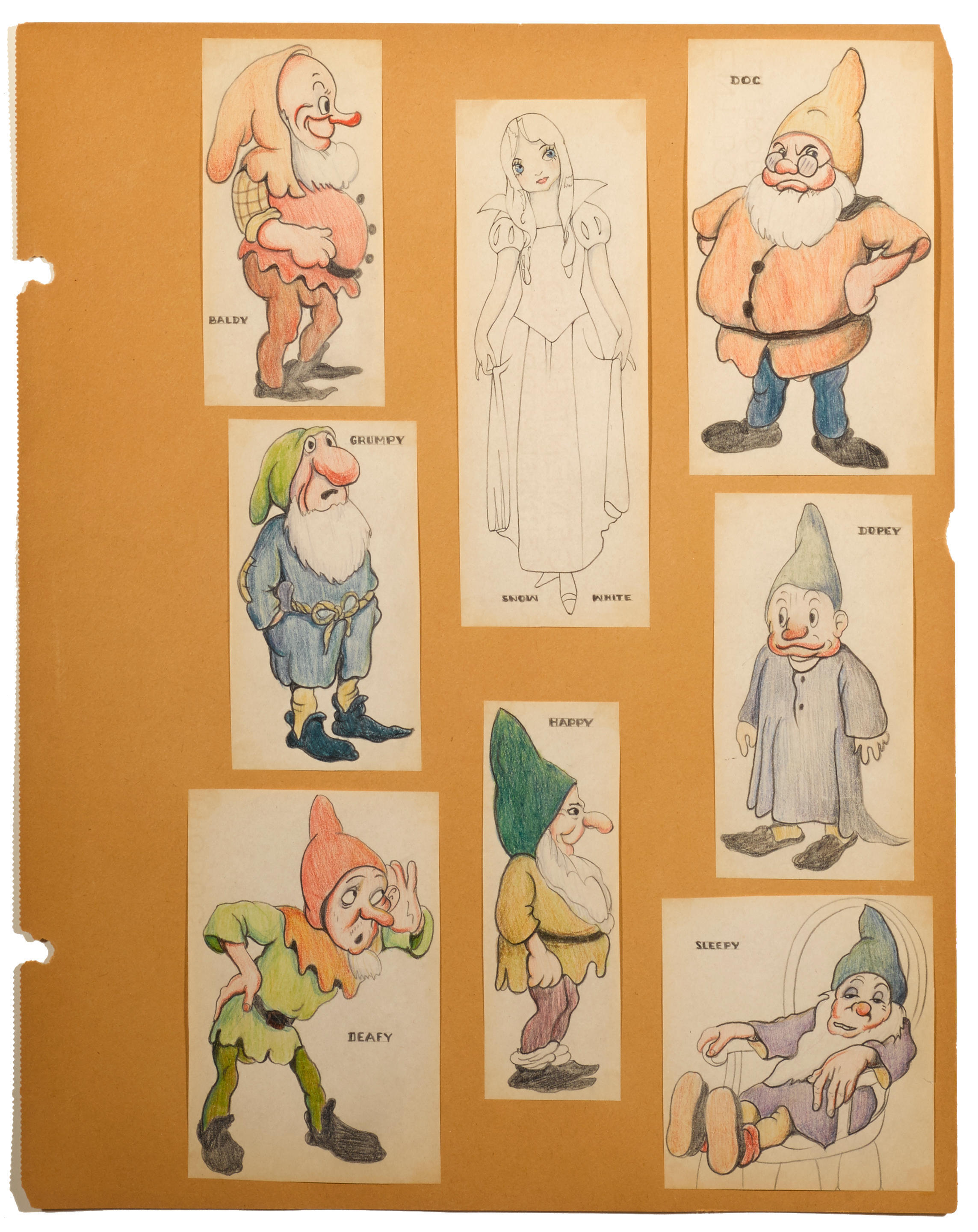 anões descartados branca de neve