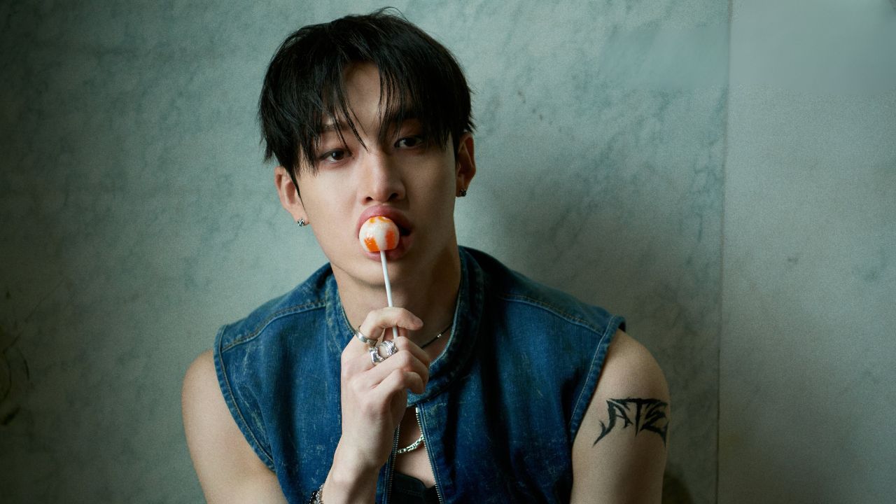 Concept photo de Bang Chan, do Stray Kids, para o álbum 'ATE'