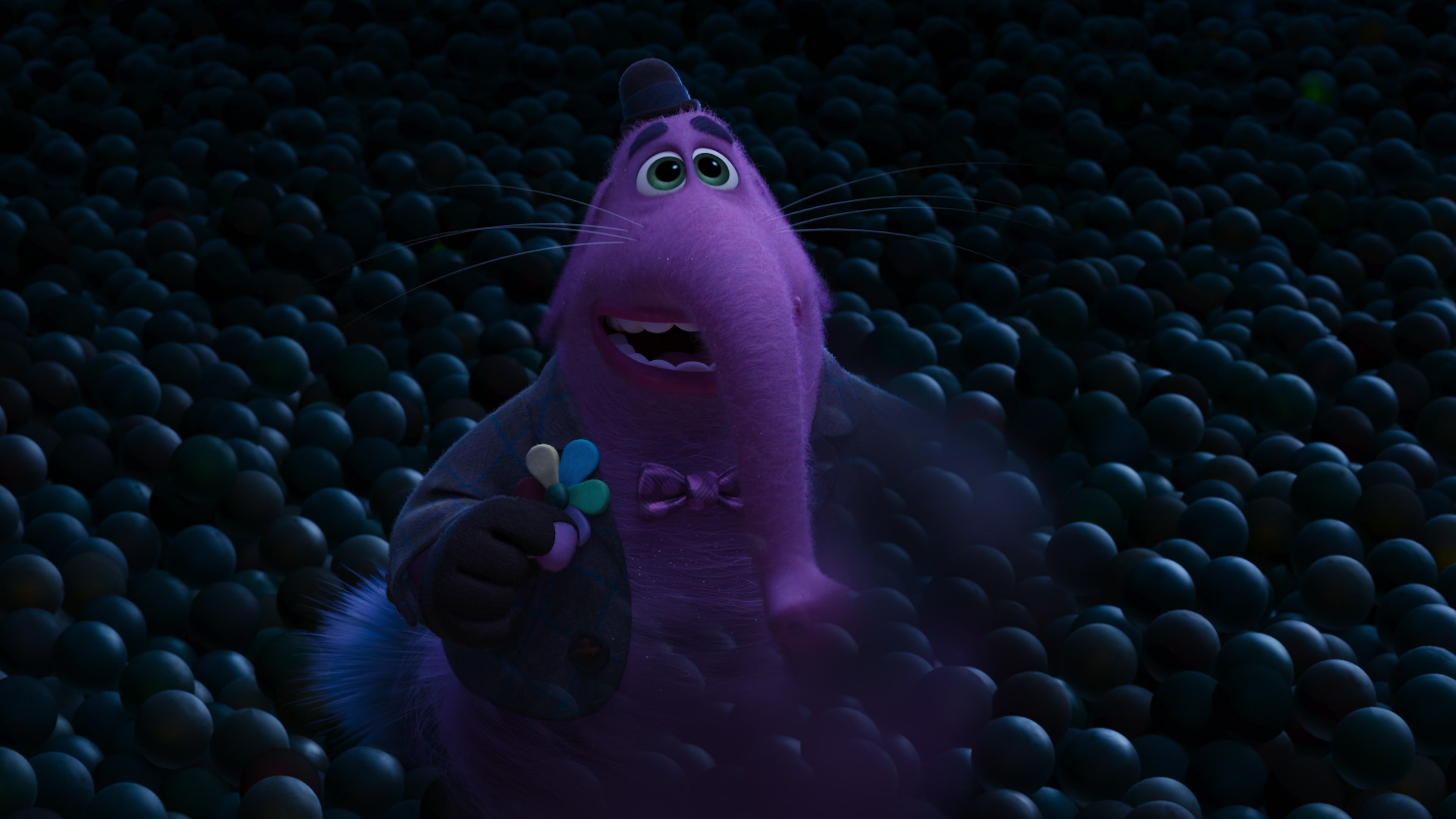 Bing Bong desaparecendo em 'Divertida Mente' (2015)