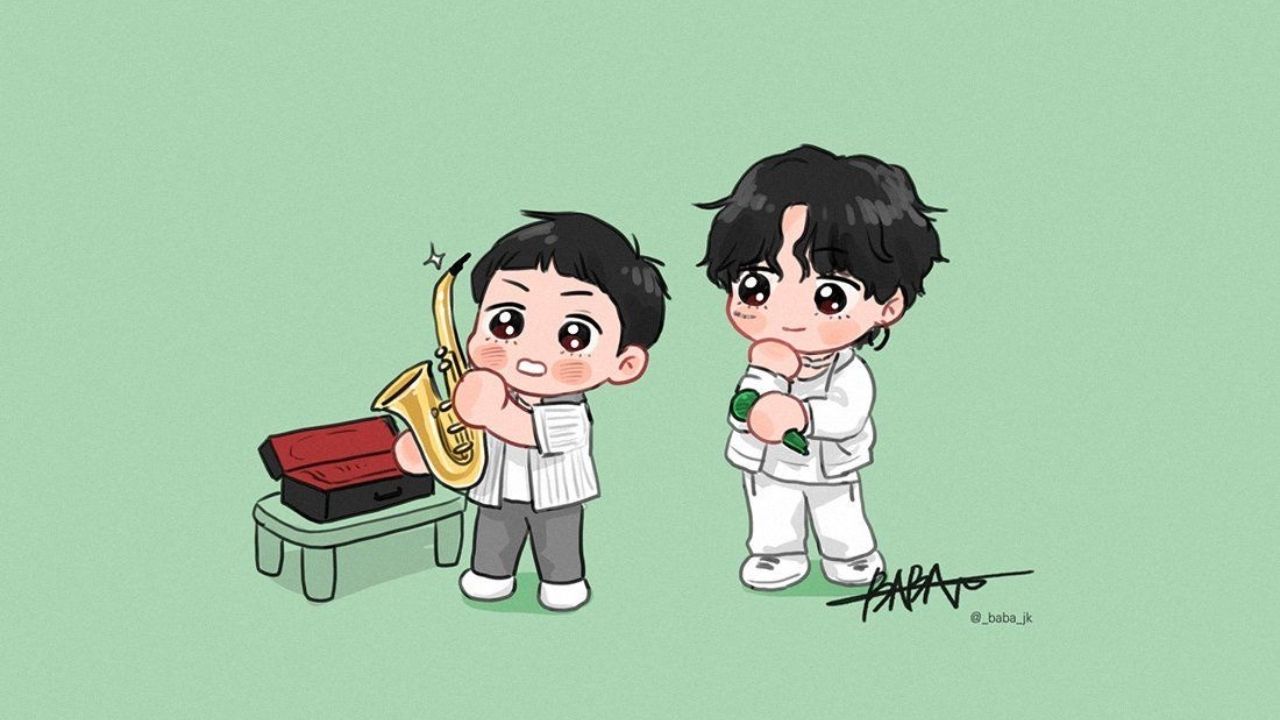 v bts fanart