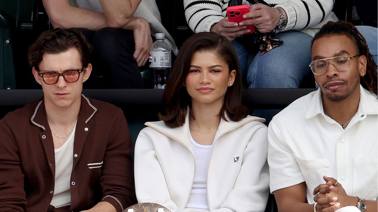 tom holland, zendaya tênis