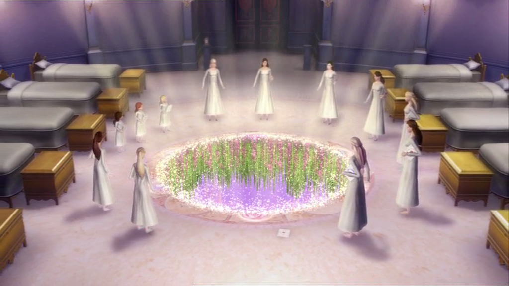 A passagem secreta no quarto das 12 princesas bailarinas