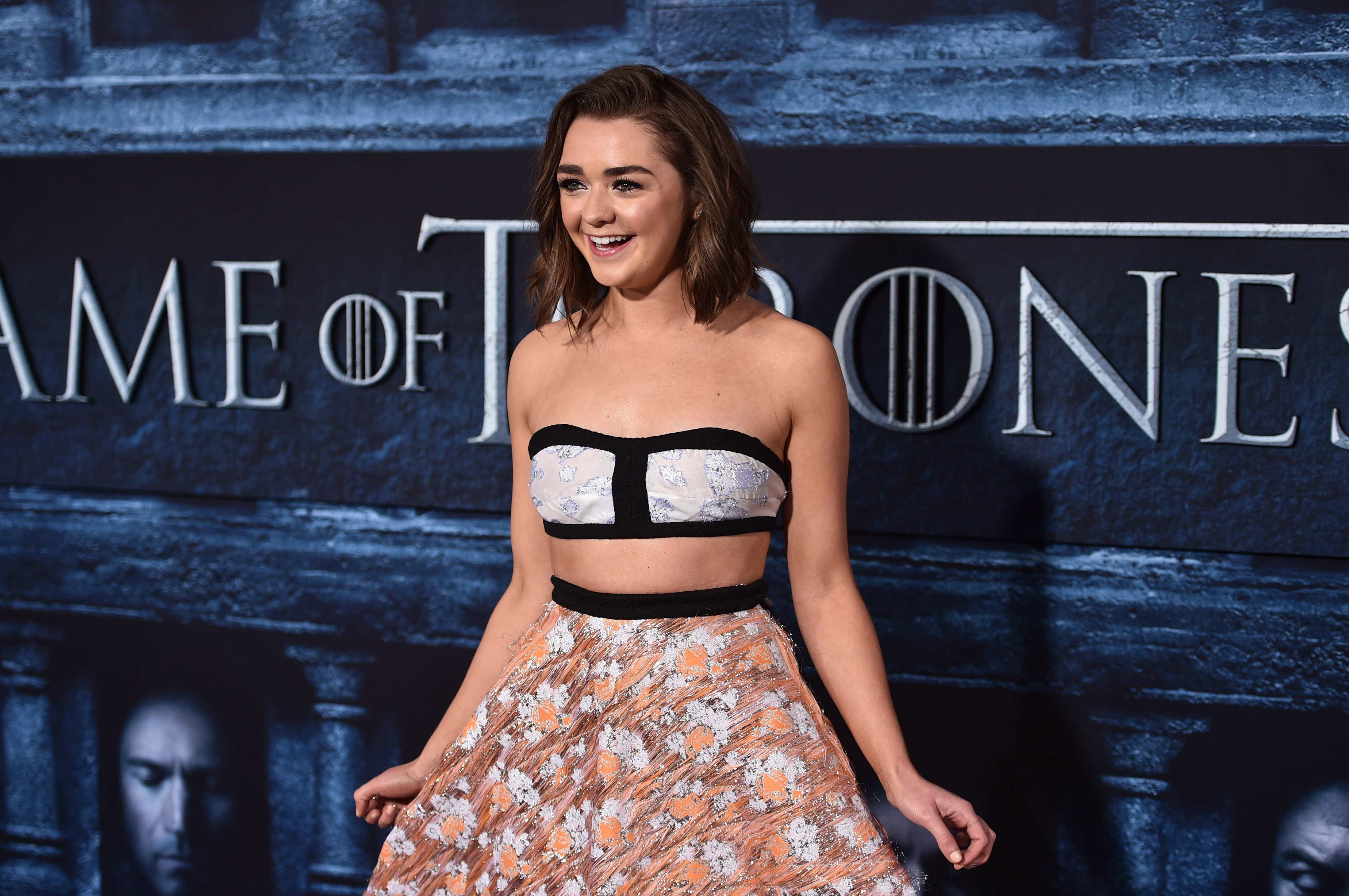 Maisie Williams na première de 'Game of Thrones'