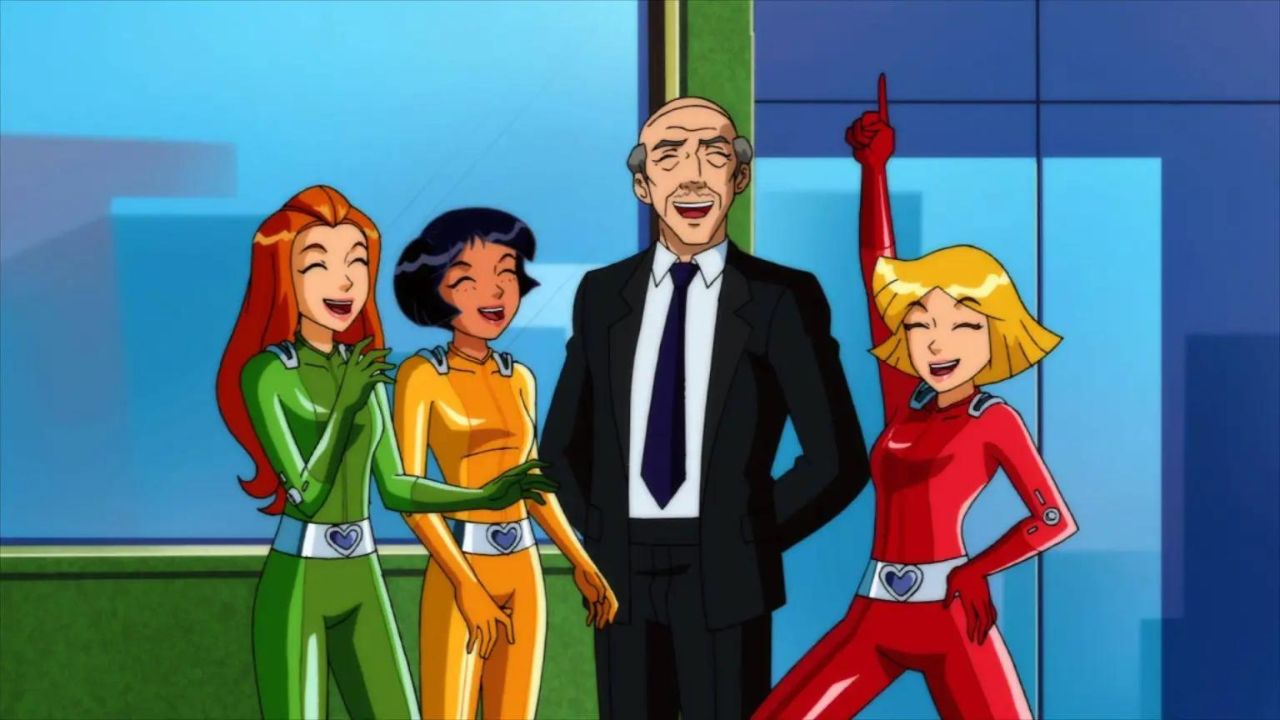 Sam, Alex e Clover e Jerry, personagens de 'Três Espiãs Demais!'