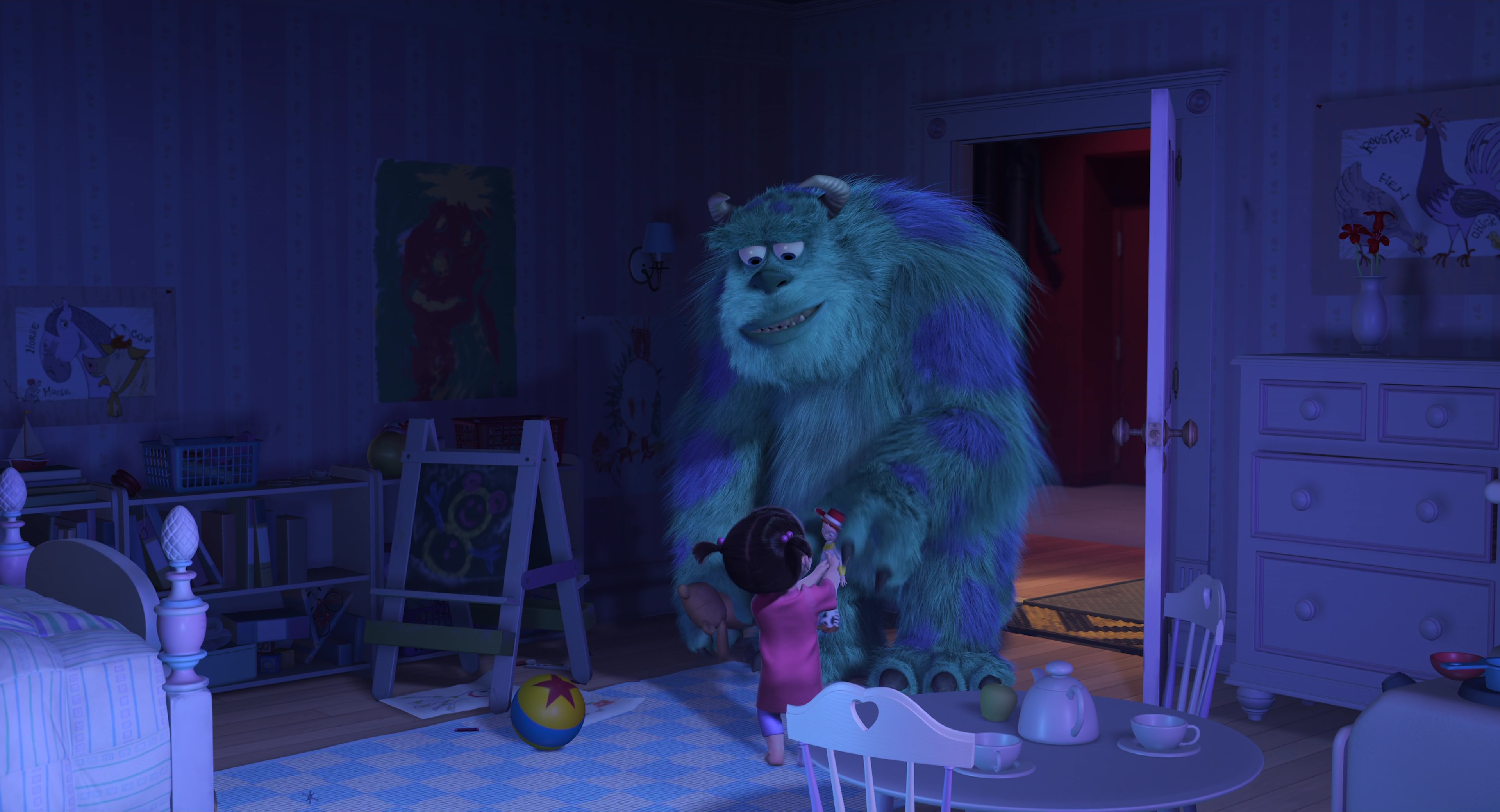 Cena da animação 'Monstros S.A' (2001)