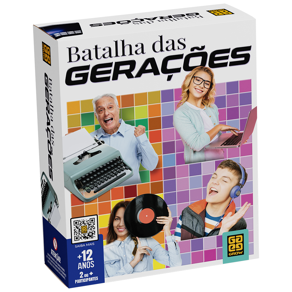 Caixa do jogo "Batalha das Gerações"