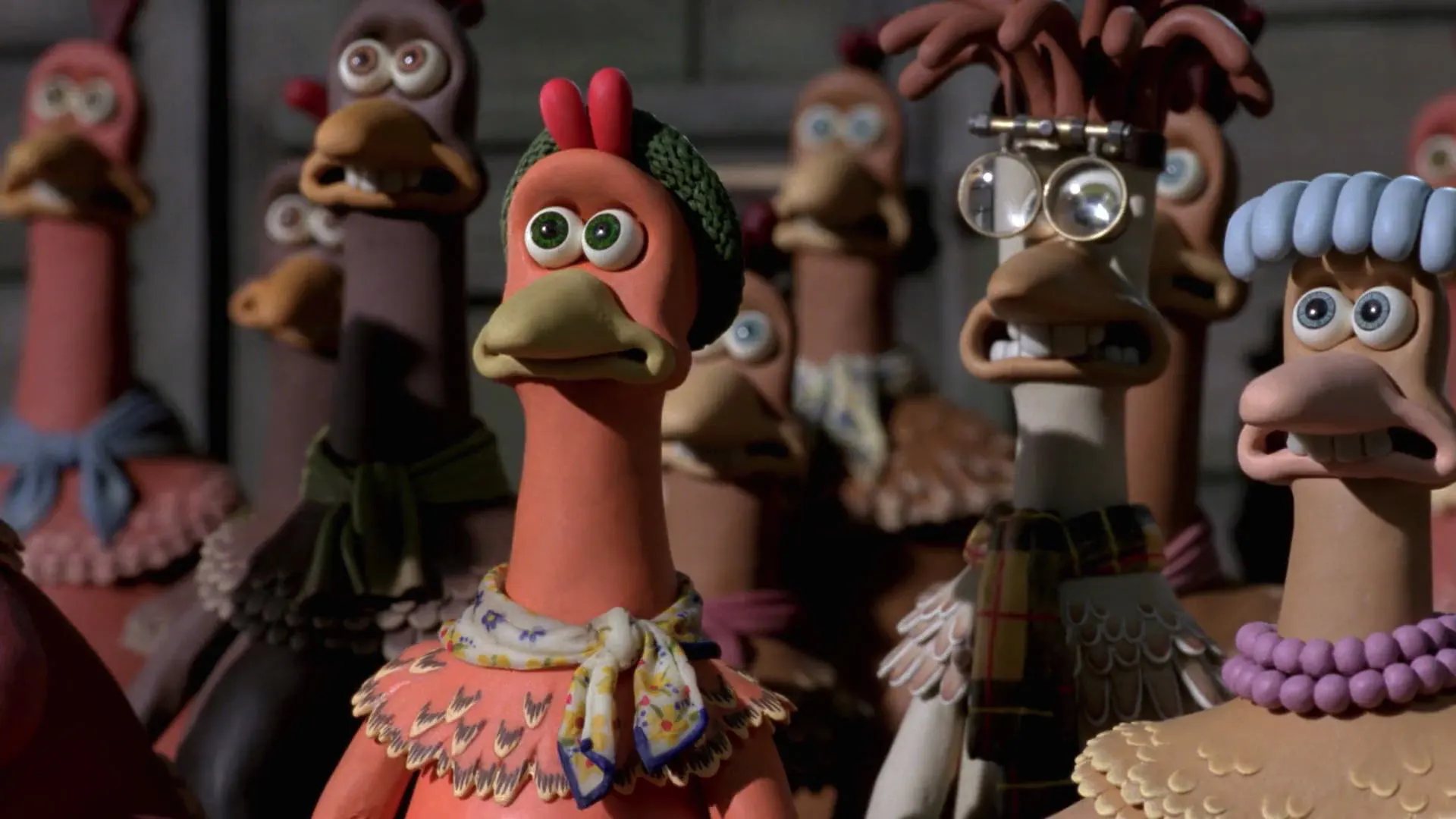 Cena da animação 'A Fuga das Galinhas' (2000)