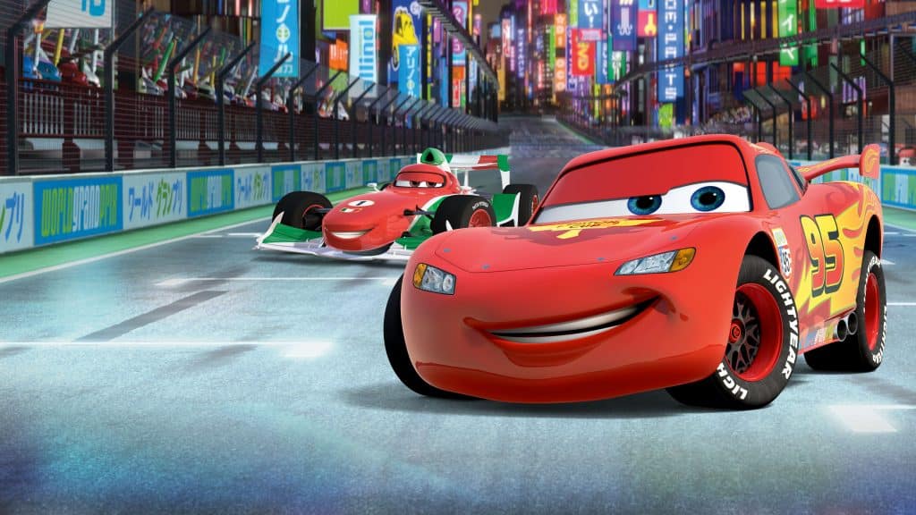 Imagem promocional de "Carros 2"