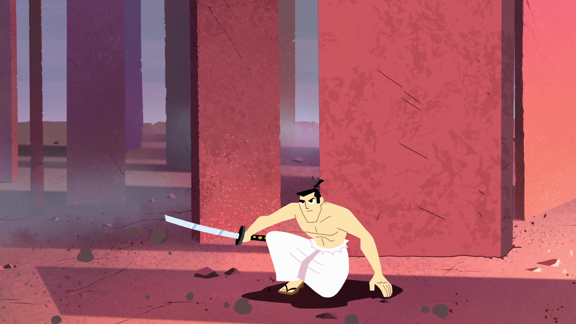 Hakama usada por Samurai Jack