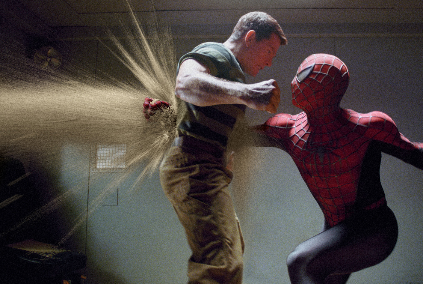 Homem-Areia no filme 'Homem-Aranha 3' (2007)