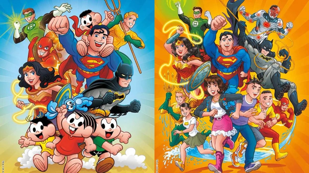 turma da mônica com DC