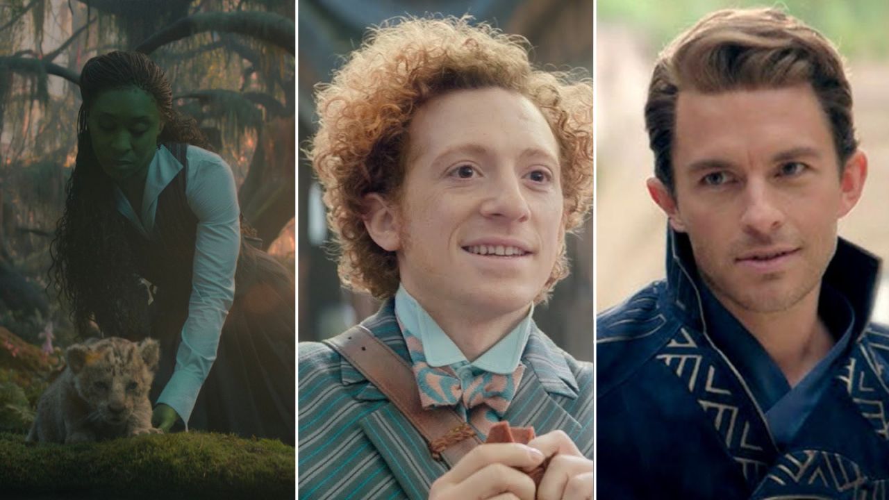 Leão, Boq e Fiyero em 'Wicked' (2024)