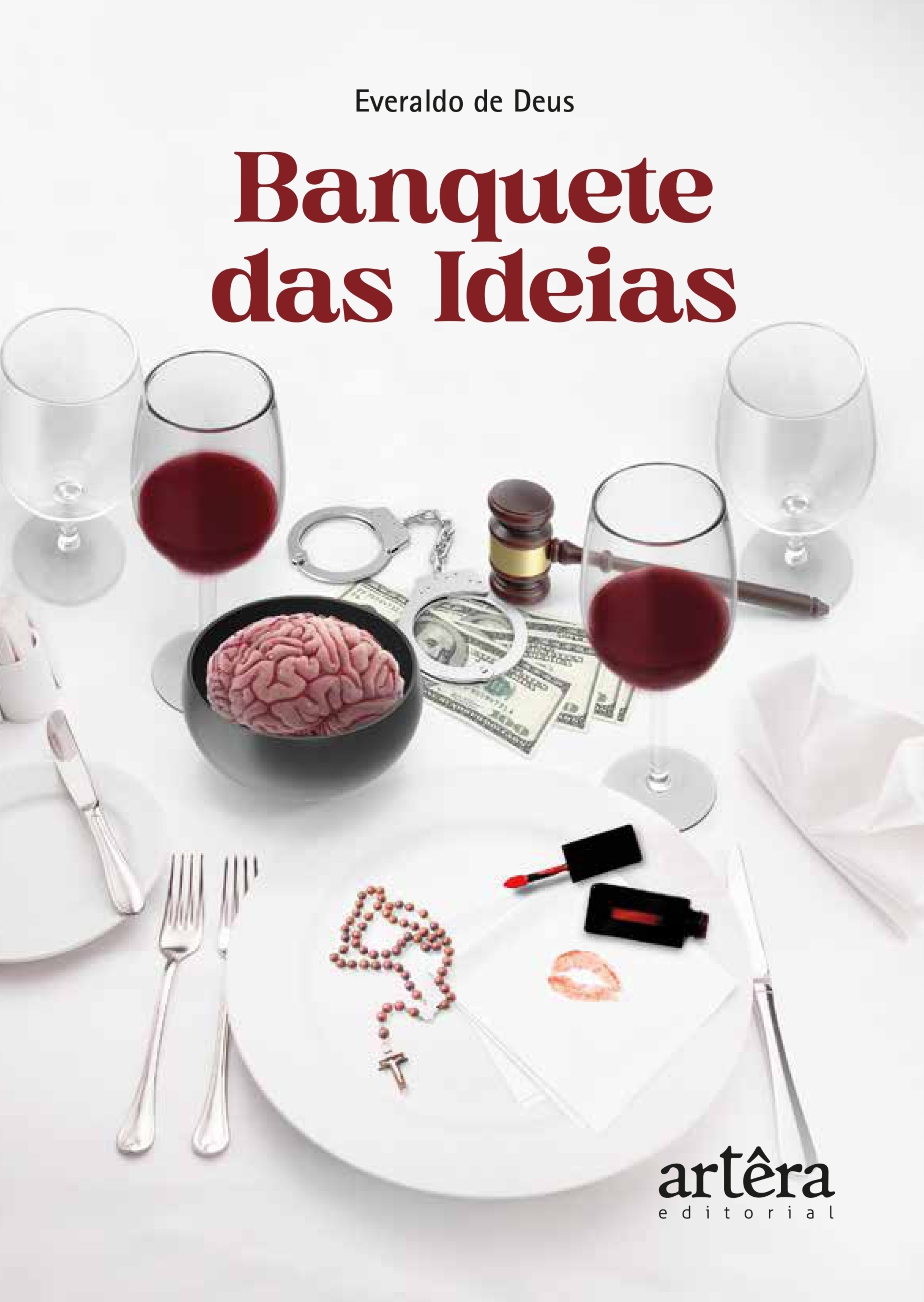 Capa do livro 'Banquete das Ideias' de Everaldo de Deus