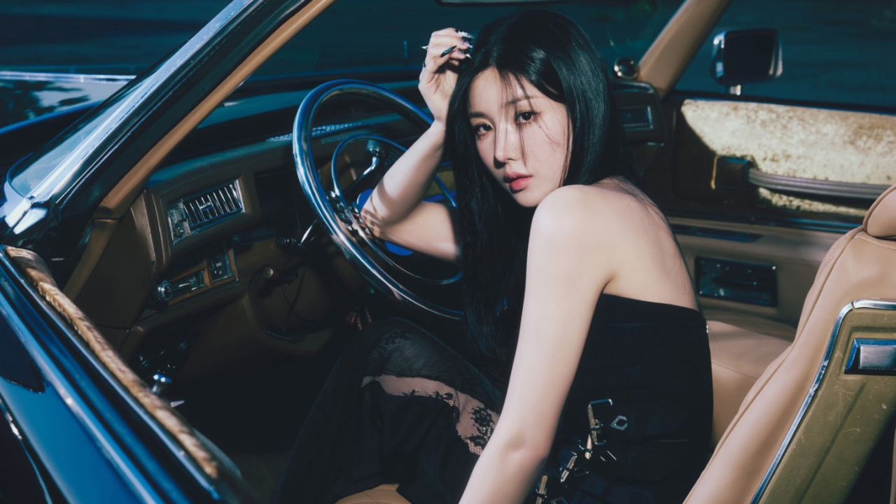 Concept photo de Kwon Eunbi para o single 'SABOTAGE'