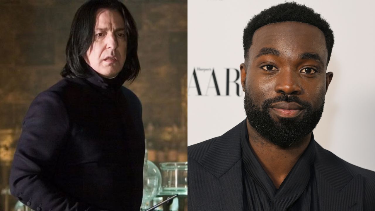 Severo Snape de Alan Rickman e Paapa Essiedu