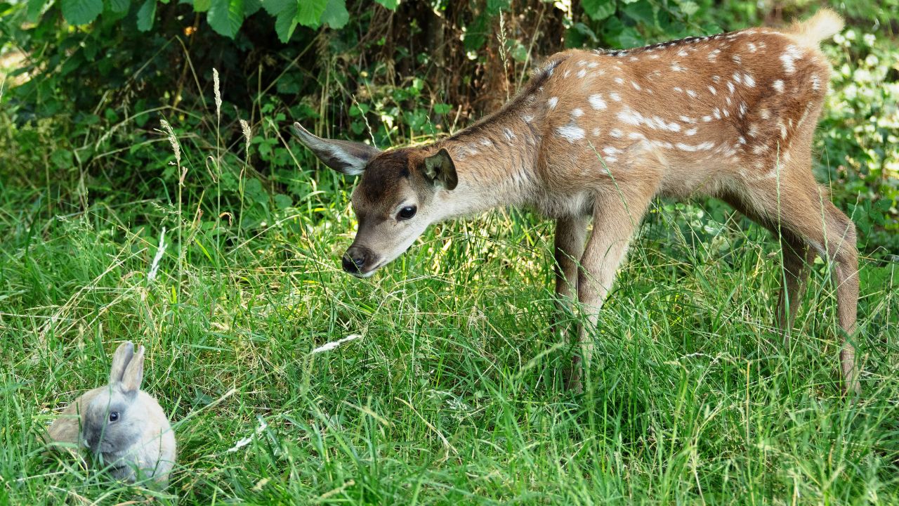 Foto divulgação do live-action "Bambi: Uma Aventura na Floresta"
