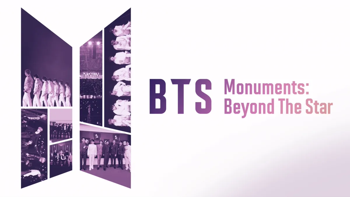 Imagem promocional do documentário 'BTS Monuments: Beyond The Star'