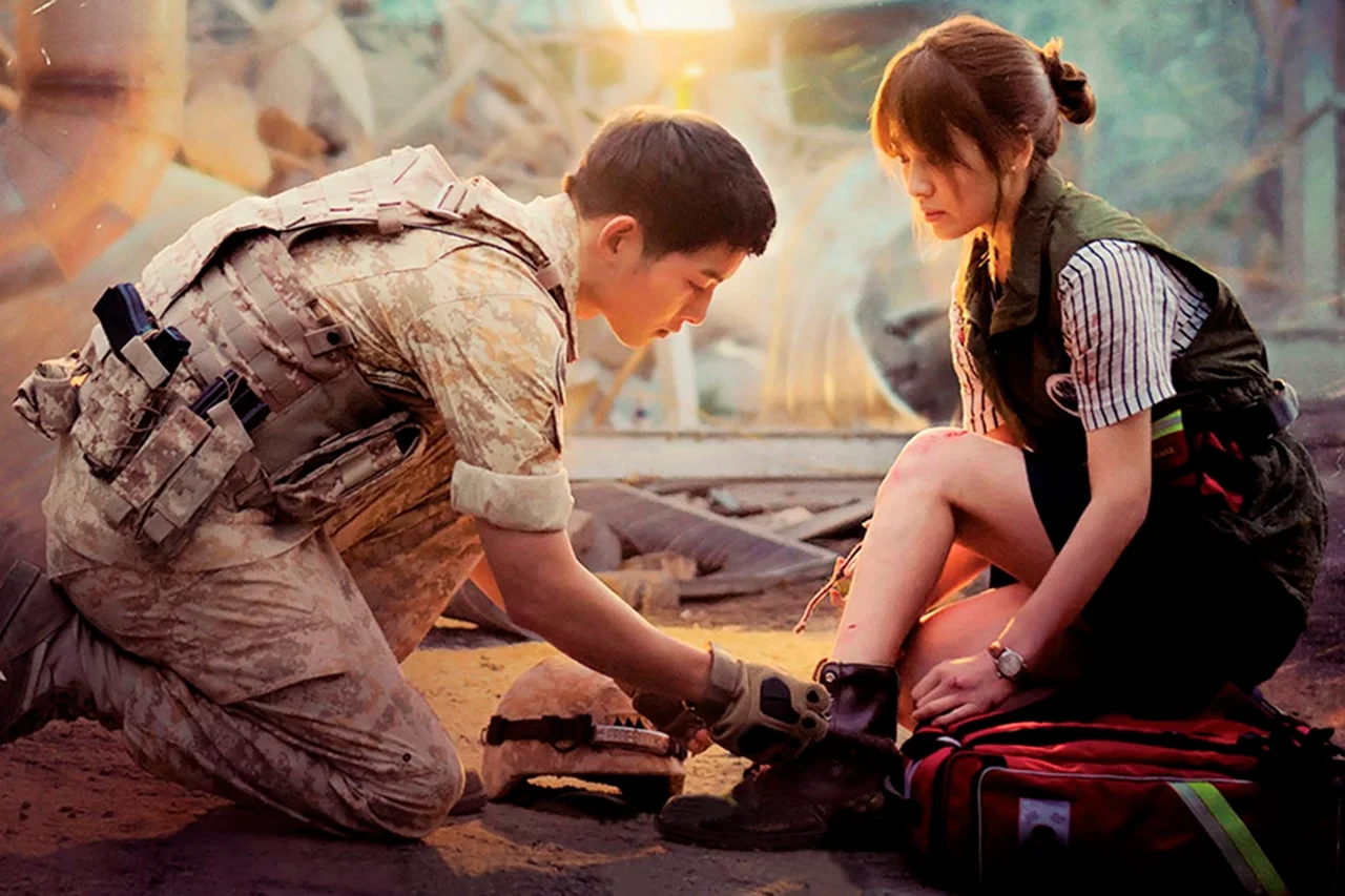 Imagem promocional do k-drama 'Descendentes do Sol'