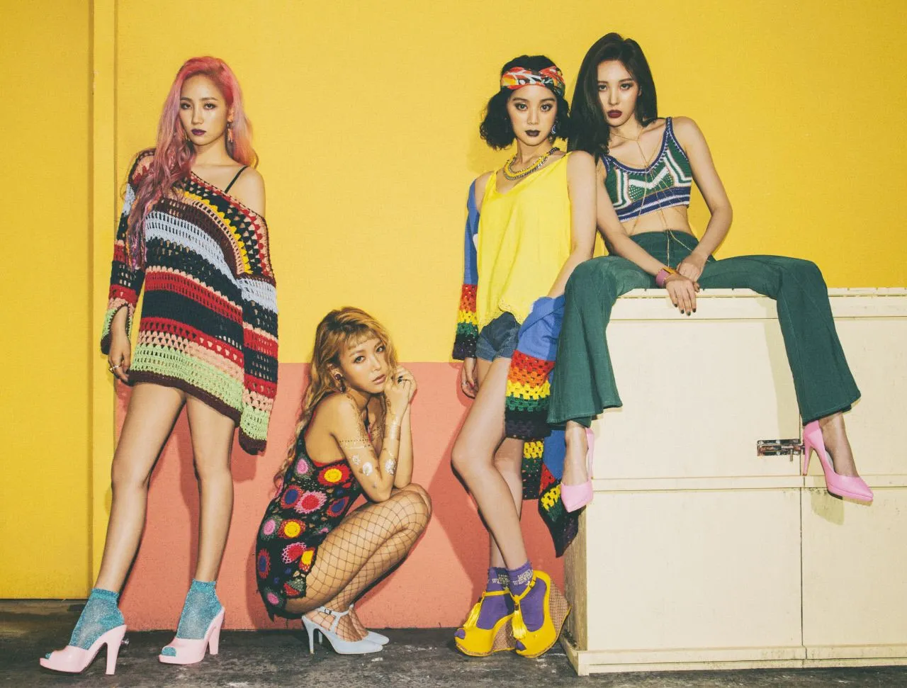 Concept photo do Wonder Girls para o single 'Why So Lonely'