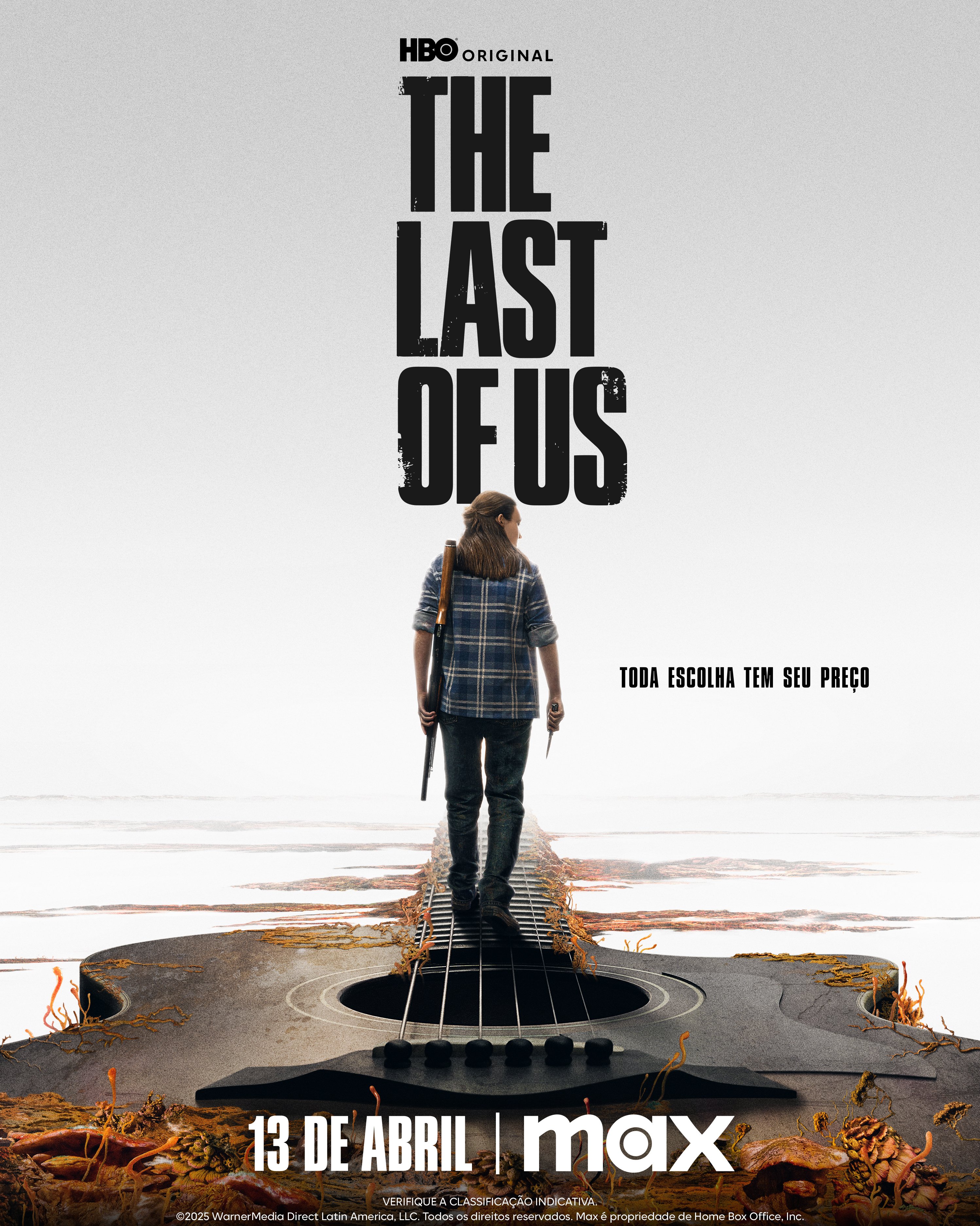 Ellie em pôster de "The Last of Us"