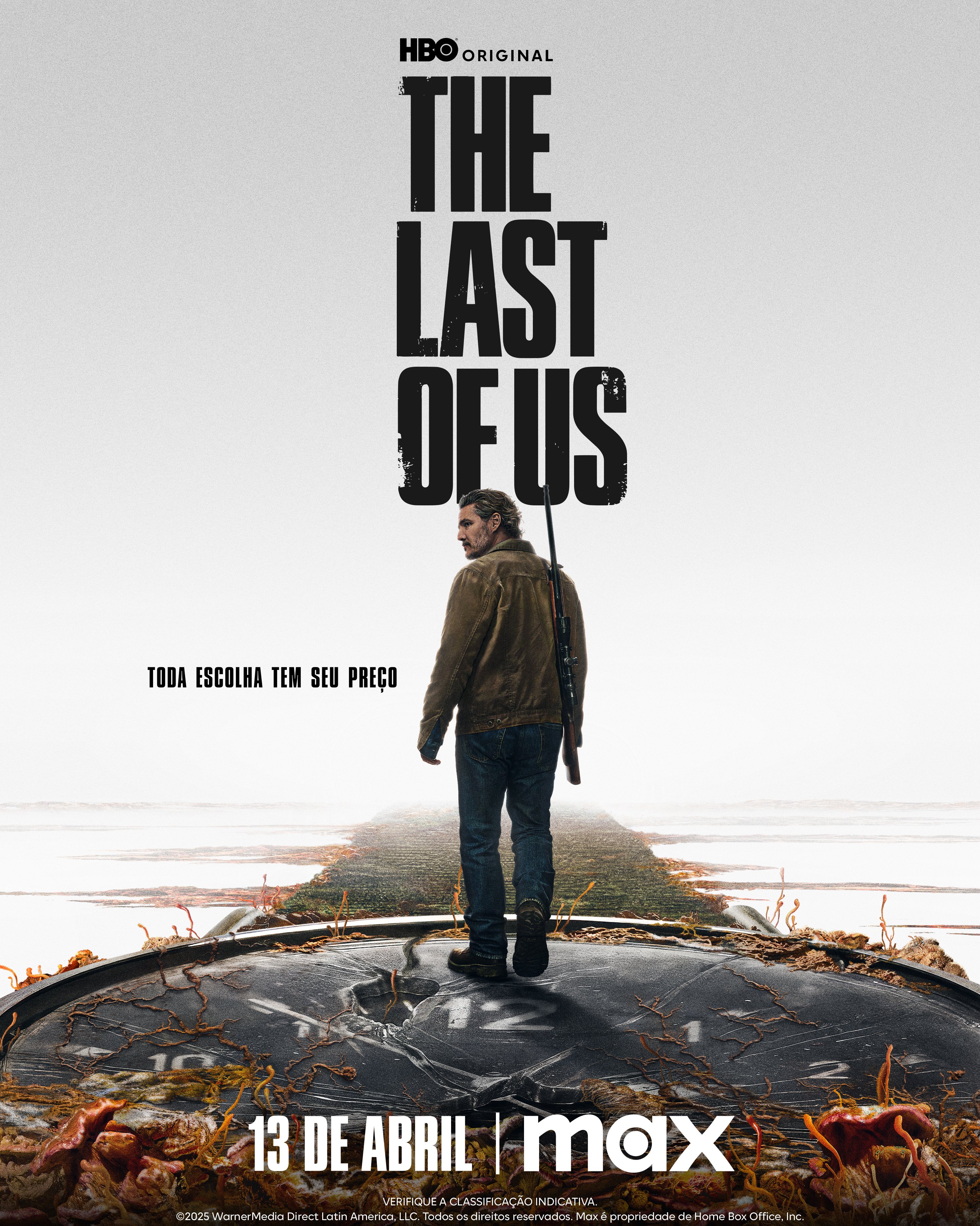 Joel em pôster de "The Last of Us"