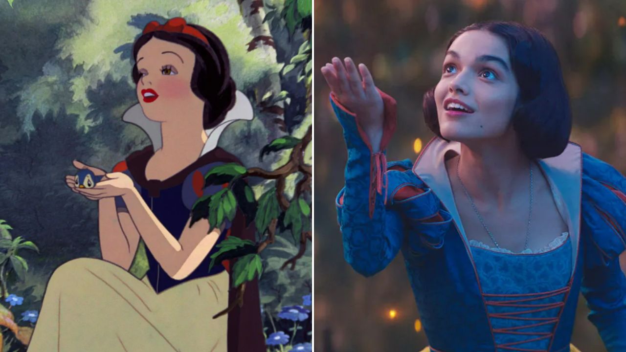 Branca de Neve na animação e no live-action de 'Branca de Neve'