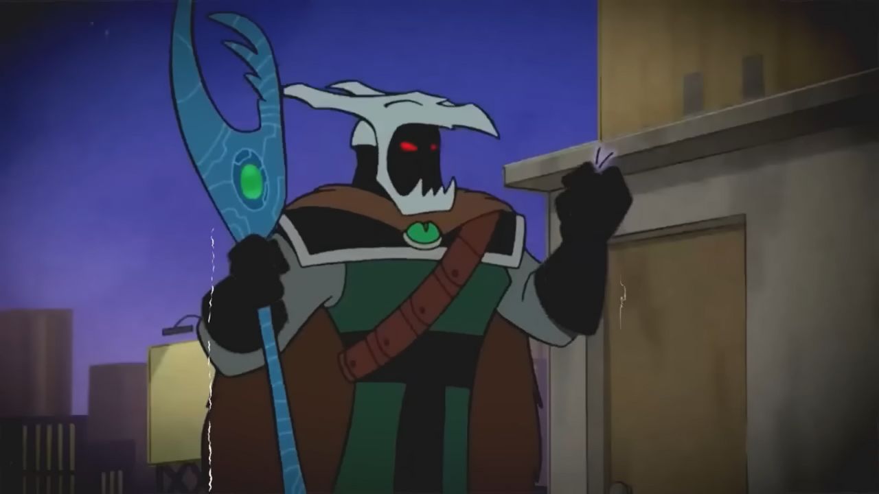 Caçador em 'Jake Long: O Dragão Ocidental'