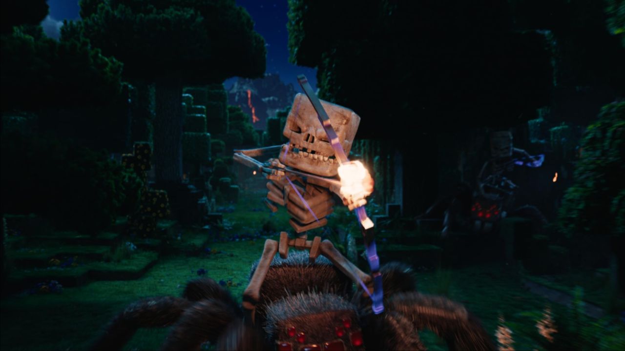 Esqueleto em 'Um Filme Minecraft' (2025)