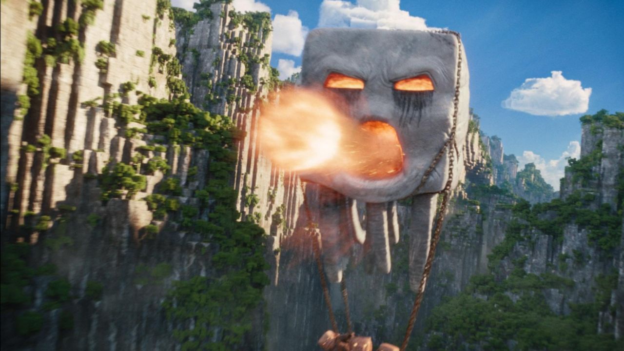 Ghasts em 'Um Filme Minecraft' (2025)