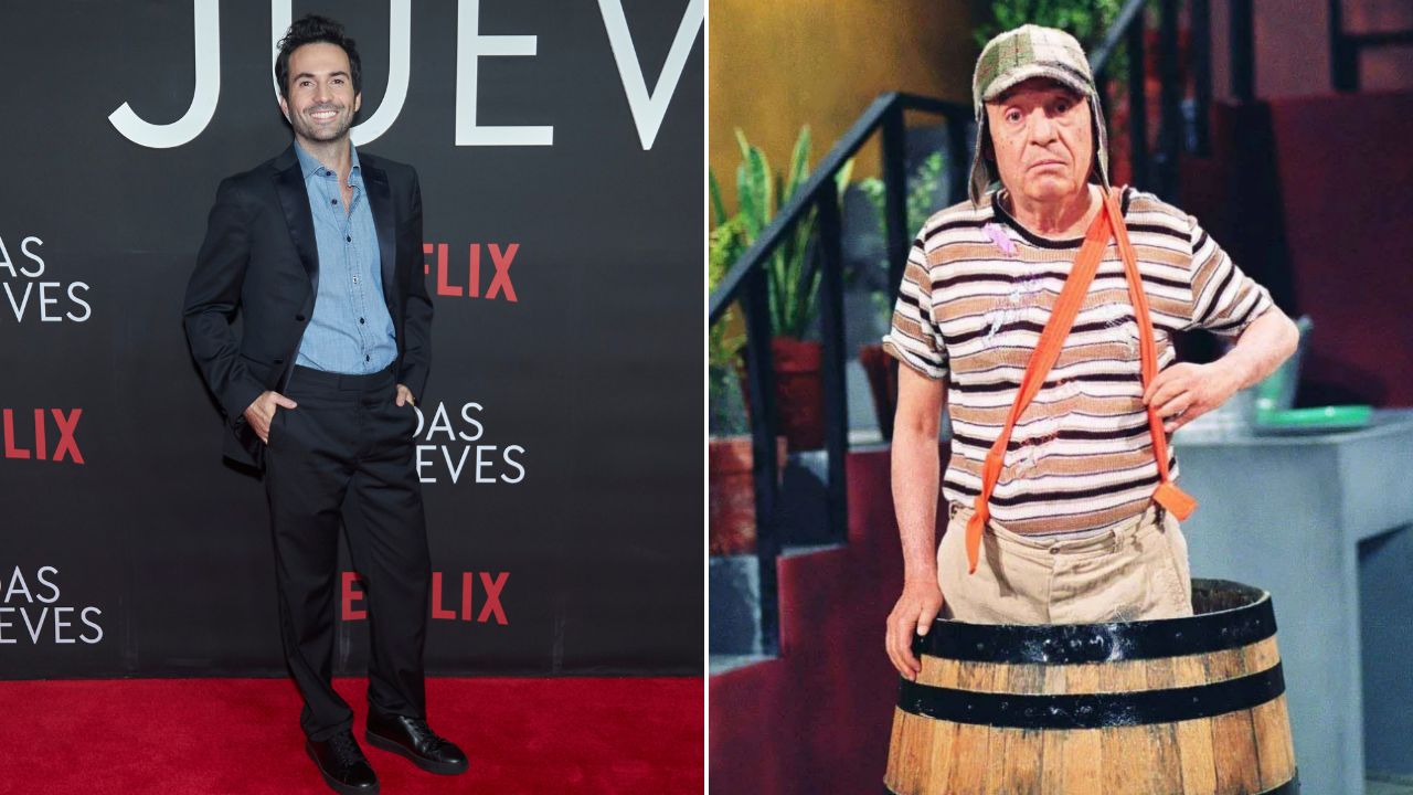 Pablo Cruz Guerrero e Roberto Gómez Bolaños como Chaves