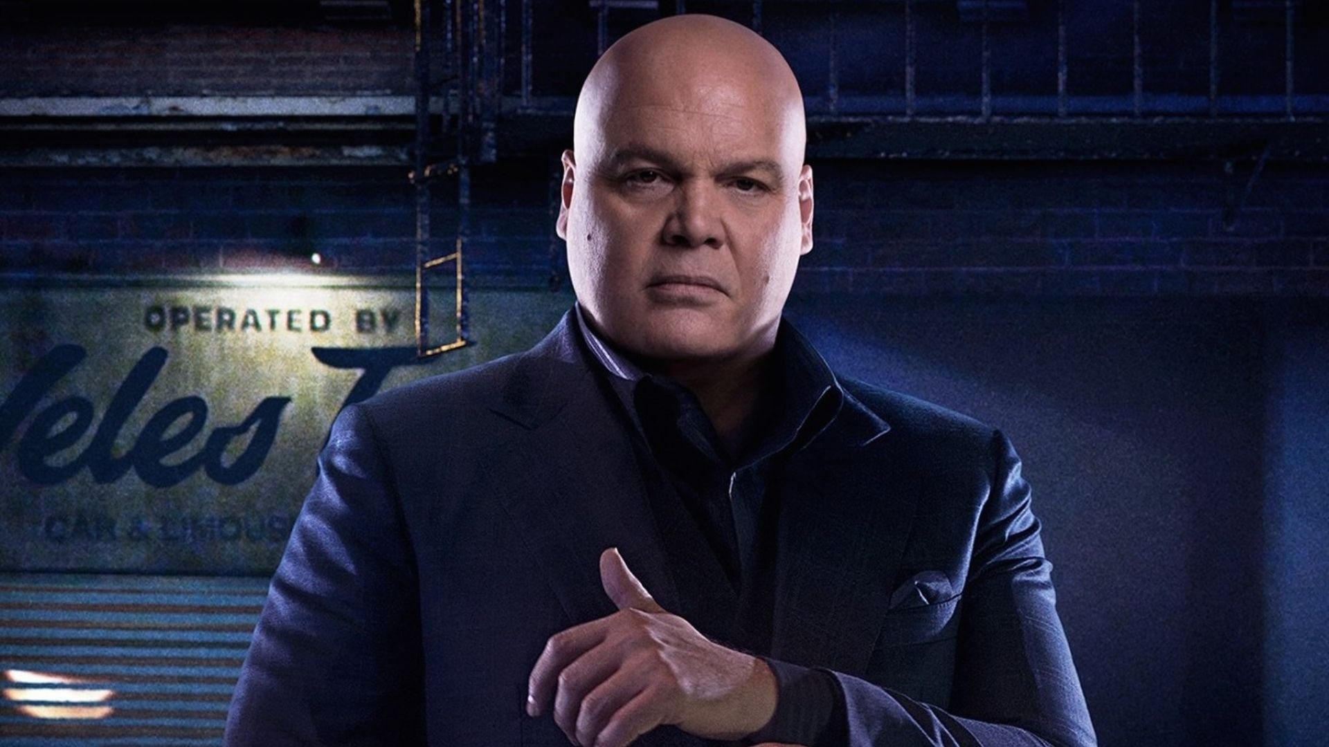 Wilson Fisk em arte promocional de "Demolidor"